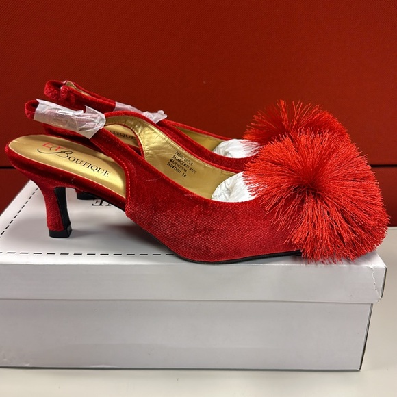 Ey boutique red shoes size 8 - Picture 2 of 6